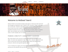 Tablet Screenshot of mogoodtalent.com